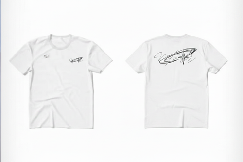 Vstarr White Tee Fixed Placement